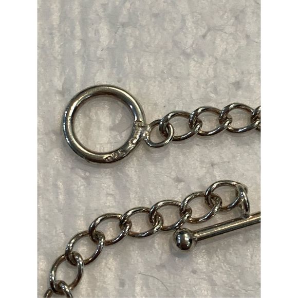 .925 Sterling Silver Chain Bracelet #classic - Picture 3 of 4